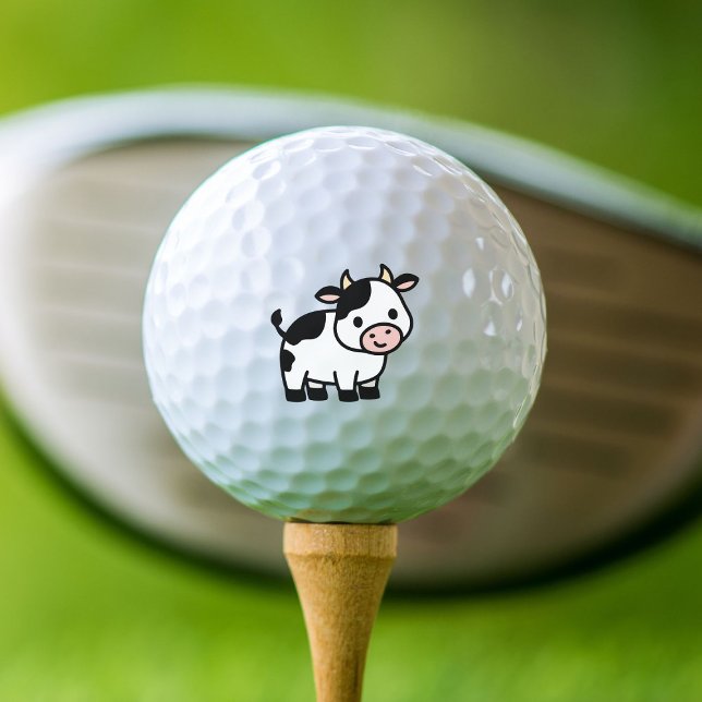 Pelotas De Golf Cute Clipart Cow (Subido por el creador)