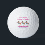 Pelotas De Golf Cute Funny Birthday Unicorn<br><div class="desc">¡Para el chica de cumpleaños que ama el golf! ¡Esta divertida y linda pelota de golf de unicornio es el lugar perfecto para una excursión de cumpleaños o cualquier fiesta de cumpleaños!</div>