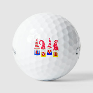 Pelotas De Golf Cute Gnomes Love