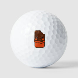 Pelotas De Golf Cute Kawaii Chocolate Bar