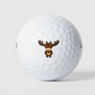 Pelotas De Golf Cute Moose Golf Ball