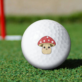 Pelotas De Golf Cute Mushroom