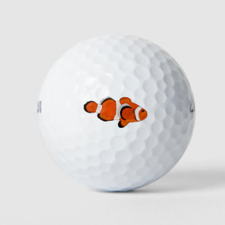 Pelotas De Golf Cute Naranja Clown Fish Golf Balls