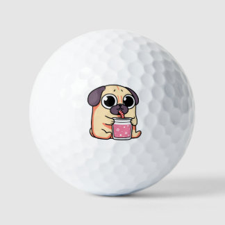 Pelotas De Golf Cute Pug