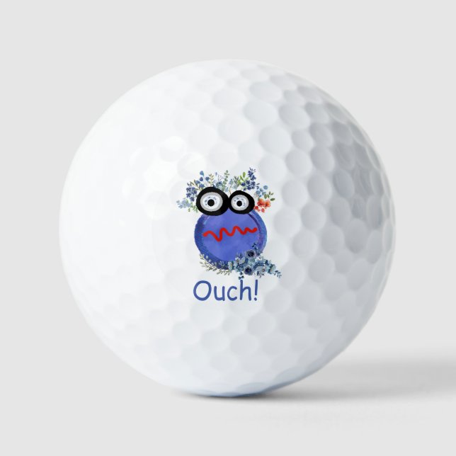 Pelotas De Golf Cute Save the Planet Golf Balls (Anverso)