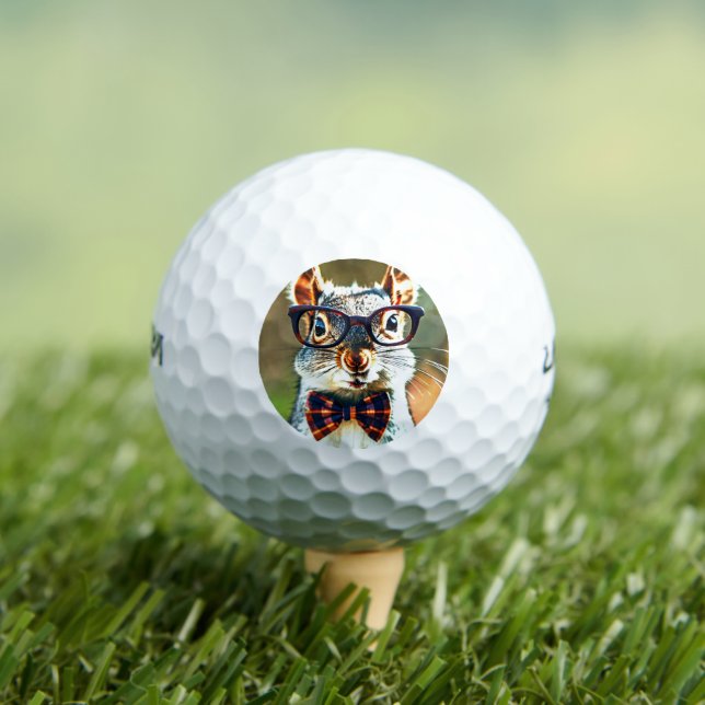 Pelotas De Golf Cute Squirrel (Camiseta in situ)