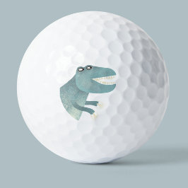 Pelotas De Golf Cute T-Rex Dinosaur Golf Balls