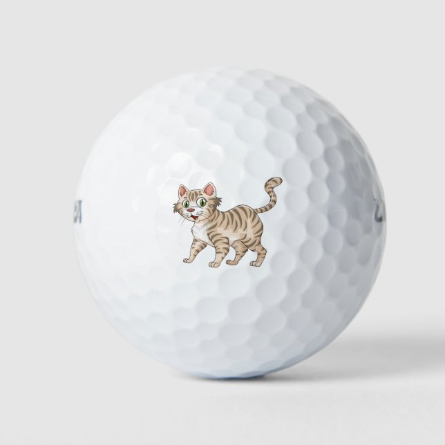 Pelotas De Golf Cuto gato (Anverso)