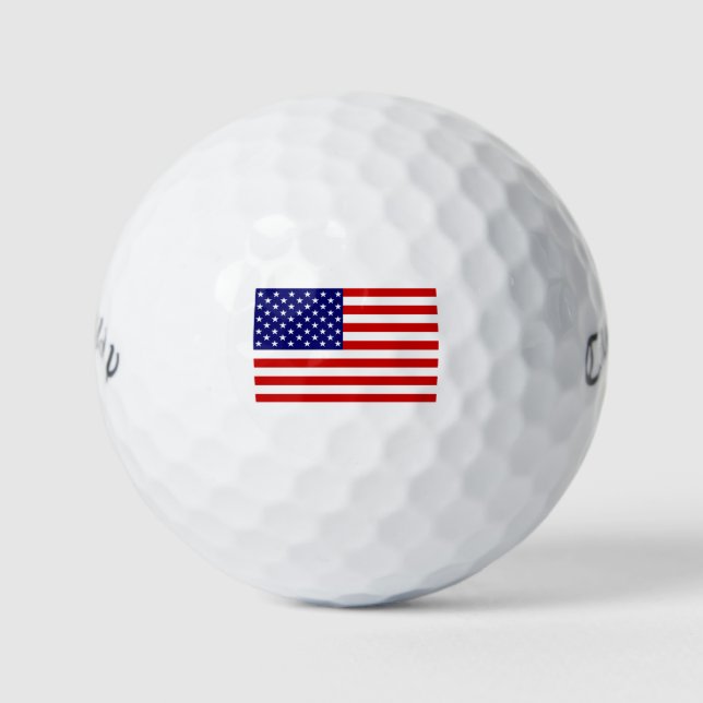 Pelotas De Golf cwb gbcnt de bandera de EE.UU. (Anverso)