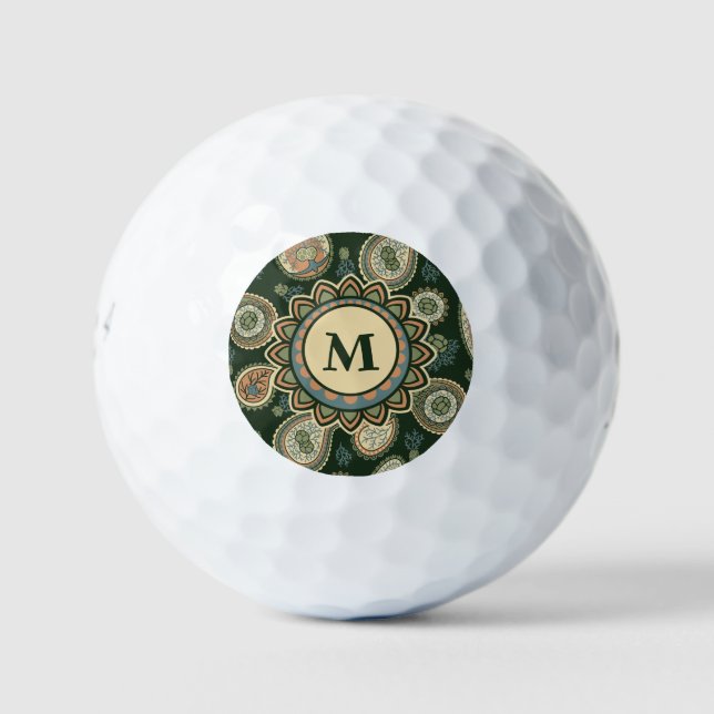 Pelotas De Golf Cypress Paisley Pattern Balls (Anverso)