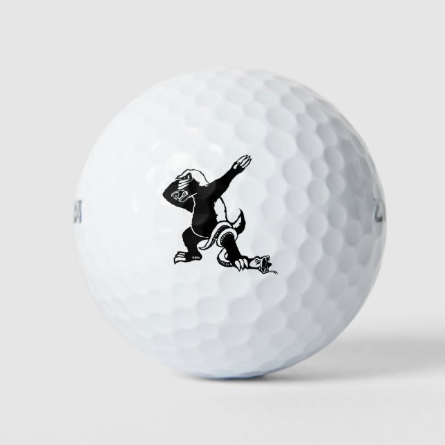 Pelotas De Golf Dabbing Honey badger (Anverso)