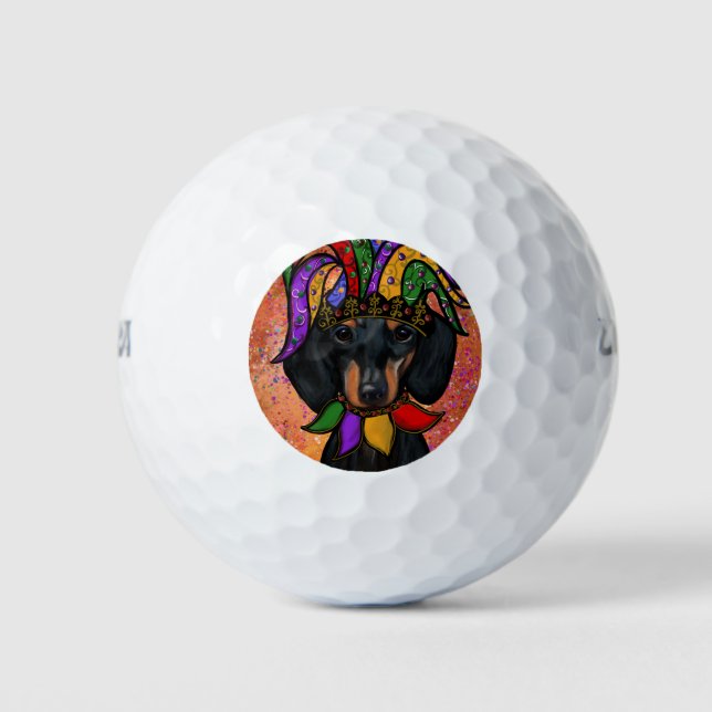 PELOTAS DE GOLF DACHSHUND (Anverso)