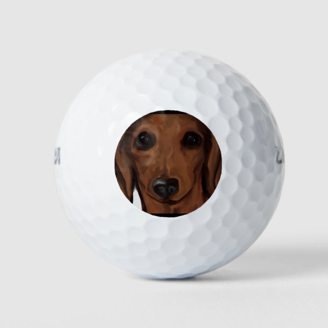 PELOTAS DE GOLF DACHSHUND (Anverso)