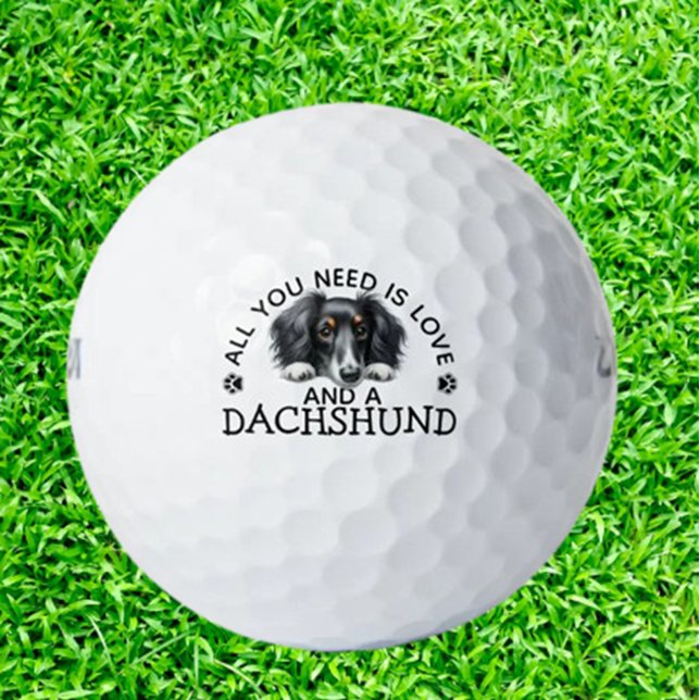 Pelotas De Golf Dachshund Golf Balls (Bring joy to your game with Dachshund Golf Balls—unique, playful designs perfect for dog lovers.)