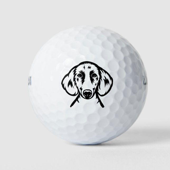 Pelotas De Golf Dachshund Hound Dog (Anverso)