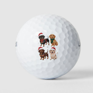 Pelotas De Golf Dachshund Navidades Regalo de Navidad de mamá aman