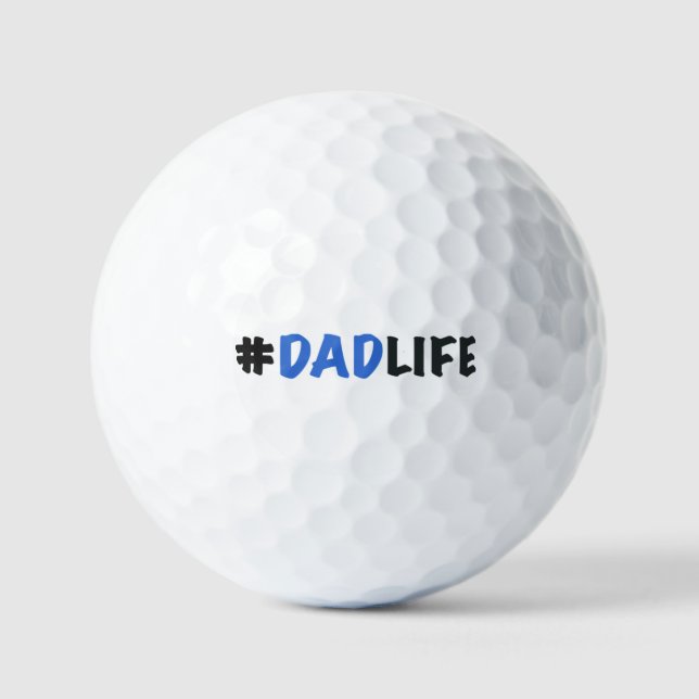 PELOTAS DE GOLF #DAD LIFE VALUE GOLF BALLS 3-PACK (Anverso)