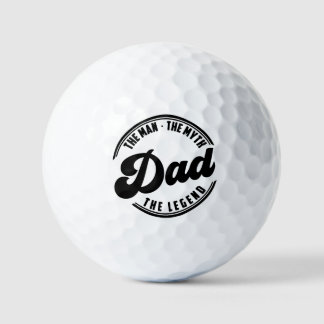 Pelotas De Golf Dad the man the myth the legend pa dad men daddy