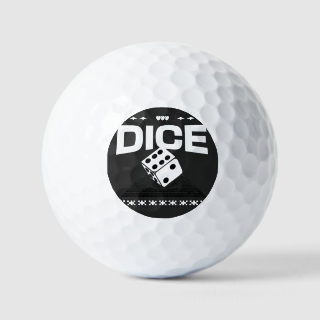 Pelotas De Golf Dados (Anverso)