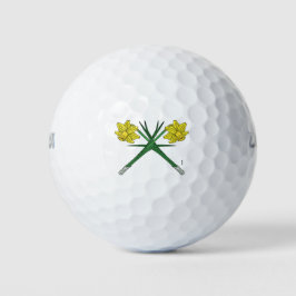 Pelotas De Golf Daffodils Crossed