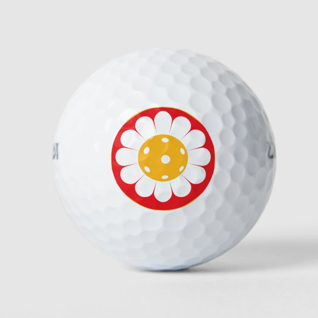 Pelotas De Golf Daisy de pickleball (Anverso)