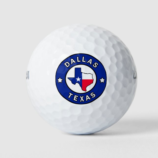 Pelotas De Golf Dallas Texas (Anverso)