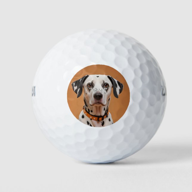 Pelotas De Golf Dalmatiano (Anverso)