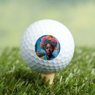 Pelotas De Golf Dama con chaqueta de traje floral