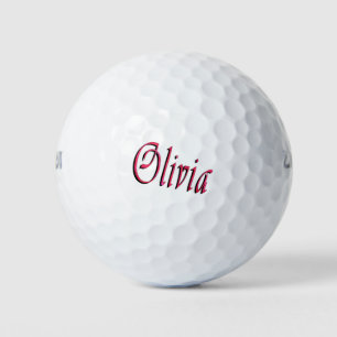 Pelotas De Golf Damas llamadas Olivia,