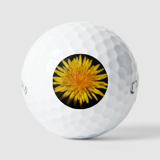 Pelotas De Golf Dandelion Flower css gbm (Anverso)