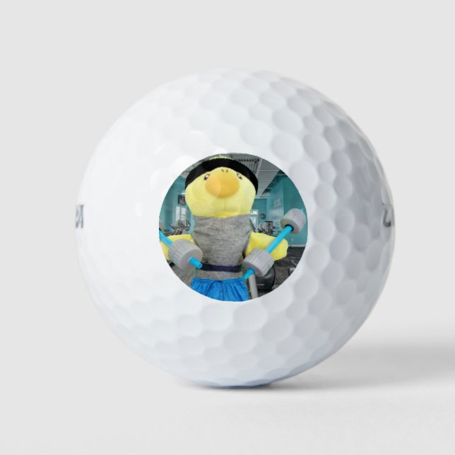 Pelotas De Golf Danny Duck en el gimnasio (Anverso)