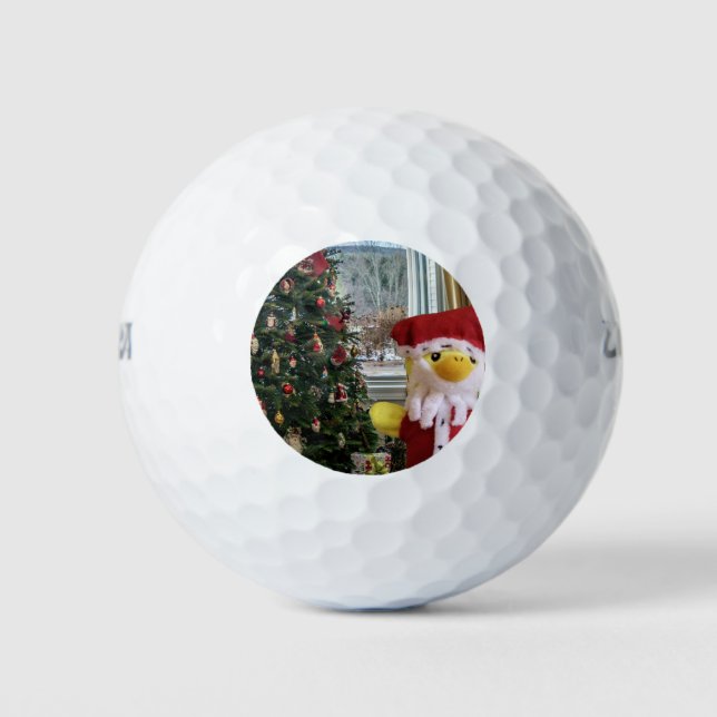 Pelotas De Golf Danny Duck Santa - Aventura de Navidad (Anverso)