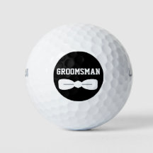 Dapper Bow tie Groomsman Black Circle