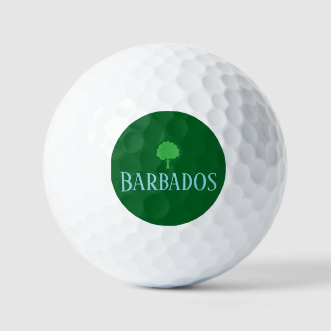 Pelotas de Golf de Barbados  (Anverso)