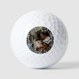 Pelotas de Golf de Flor Silvestre con Foto Persona