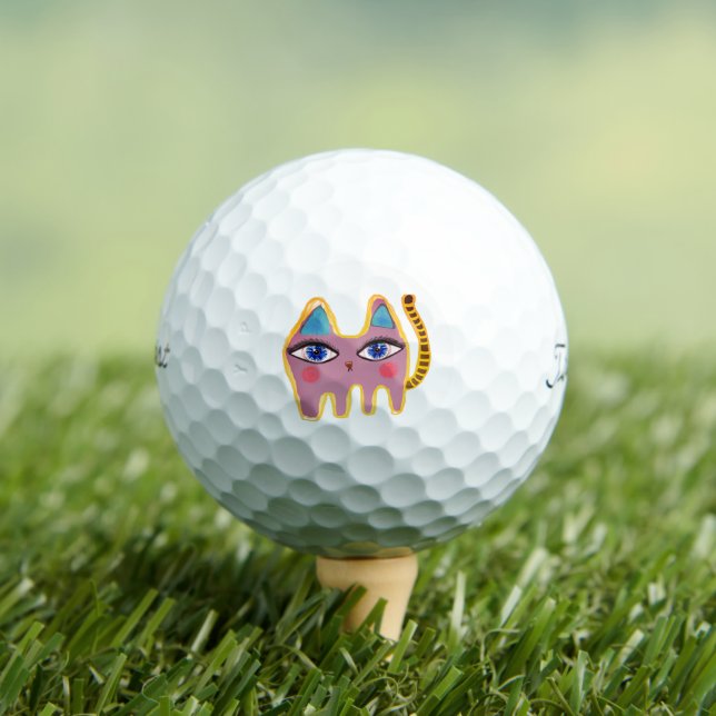 Pelotas de Golf de Gato (Camiseta in situ)