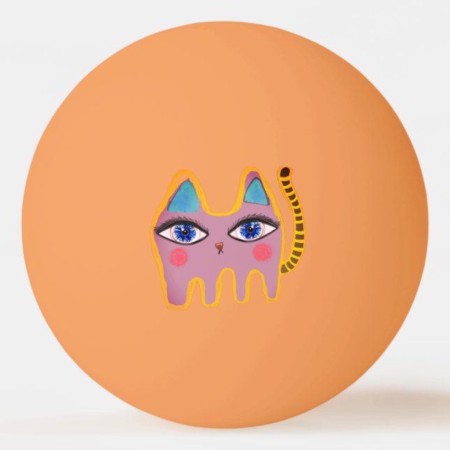 Pelotas de Golf de Gato (Anverso)