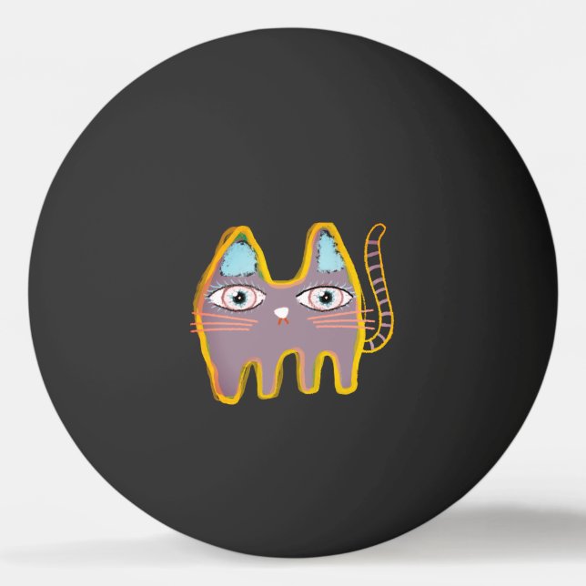 Pelotas de Golf de Gato (Anverso)