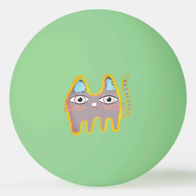 Pelotas de Golf de Gato (Anverso)