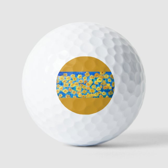 Pelotas de Golf de Girasol (Anverso)