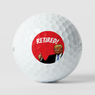 PELOTAS DE GOLF DE JUBILACIÓN DONALD TRUMP