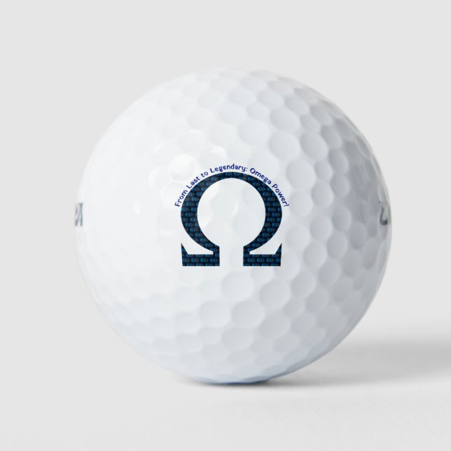 Pelotas De Golf De lo último a lo legendario: ¡Omega Power! (Anverso)
