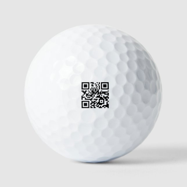Pelotas de Golf de Marca con Código QR para Escane (Anverso)