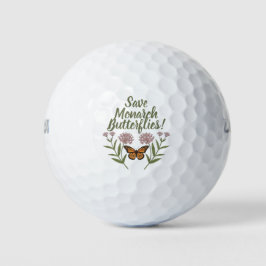 Pelotas de Golf de Mariposa Monarca
