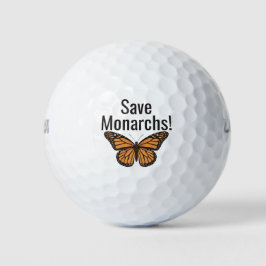 Pelotas de Golf de Mariposa Monarca