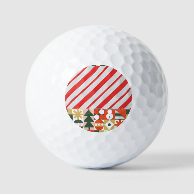 Pelotas de Golf de Navidad (Anverso)