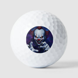 Pelotas de Golf de Payaso Espantoso