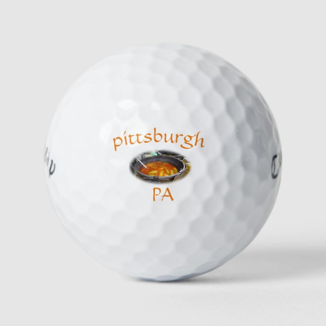 Pelotas de golf de Pittsburgh (Anverso)