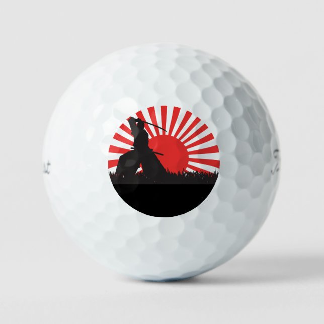 Pelotas de Golf de Precisión Samurái Guerrero (Anverso)