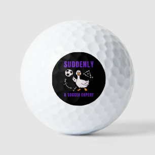 Pelotas De Golf De repente un experto en fútbol